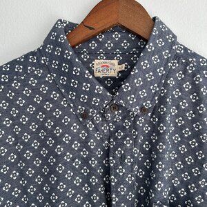 FAHERTY Playa Geo Print Button-Down Shirt